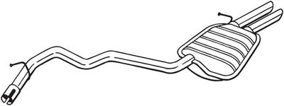 Rear Muffler BOSAL 280-411