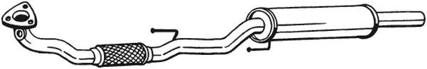 BOSAL 280-413 Front Muffler