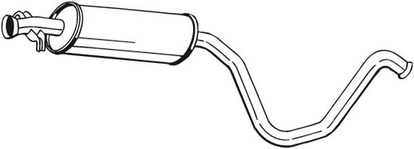 BOSAL 281-831 Centre Muffler