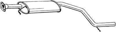 Centre Muffler BOSAL 281-071