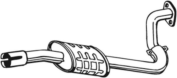 BOSAL 281-277 Centre Muffler