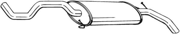 BOSAL 281-377 Rear Muffler
