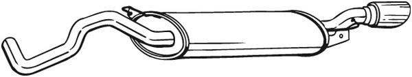 BOSAL 281-505 Rear Muffler