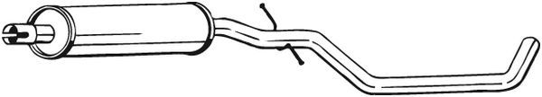 BOSAL 281-903 Centre Muffler