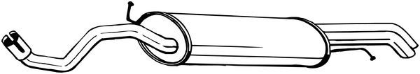 BOSAL 281-967 Rear Muffler