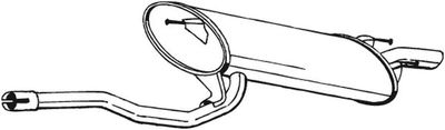 Rear Muffler BOSAL 282-085