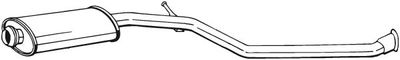 Centre Muffler BOSAL 282-335