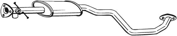 BOSAL 282-129 Centre Muffler