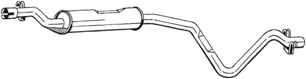 BOSAL 282-247 Centre Muffler