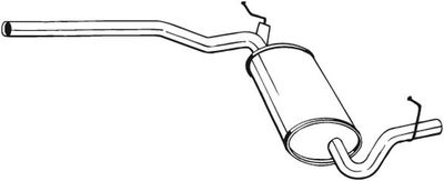 Centre Muffler BOSAL 282-363