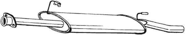 BOSAL 282-387 Centre Muffler