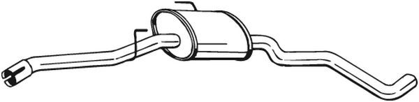 BOSAL 282-503 Centre Muffler
