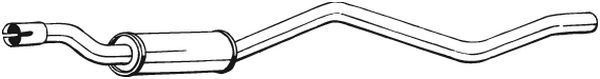 BOSAL 282-531 Centre Muffler