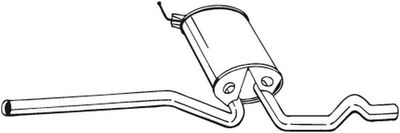 Centre Muffler BOSAL 282-733