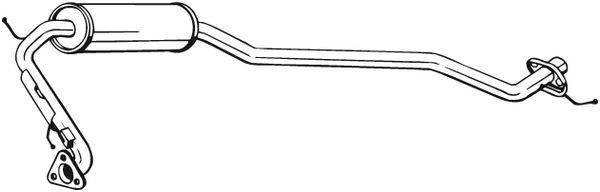BOSAL 282-739 Centre Muffler