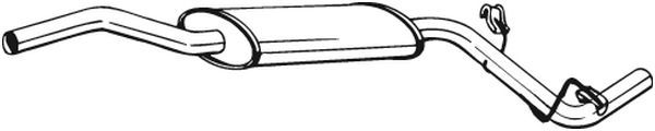 BOSAL 282-763 Centre Muffler