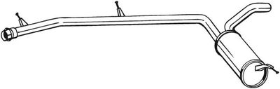 Centre Muffler BOSAL 282-859