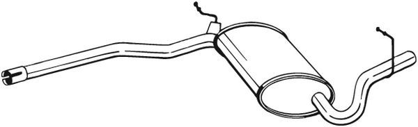 BOSAL 282-915 Centre Muffler