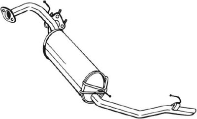 Rear Muffler BOSAL 282-949