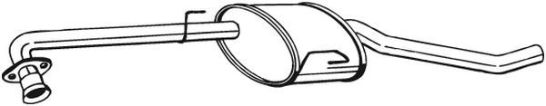 BOSAL 283-211 Centre Muffler