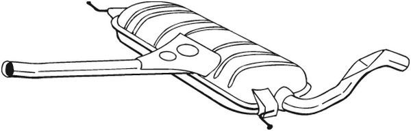 BOSAL 283-243 Centre Muffler