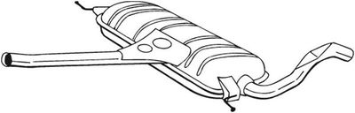 Centre Muffler BOSAL 283-243