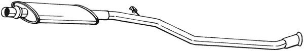 BOSAL 283-389 Centre Muffler