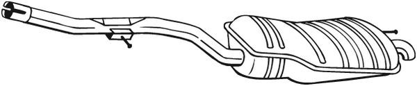 BOSAL 283-497 Rear Muffler