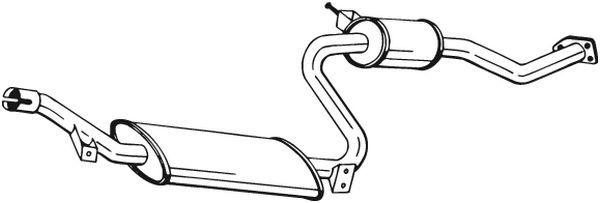 BOSAL 283-603 Centre Muffler