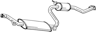 Centre Muffler BOSAL 283-603