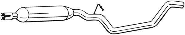 BOSAL 283-937 Centre Muffler