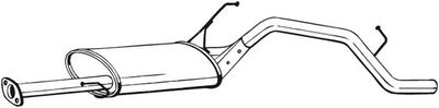 Rear Muffler BOSAL 284-147