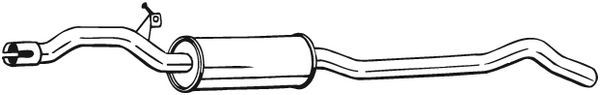 BOSAL 284-461 Centre Muffler