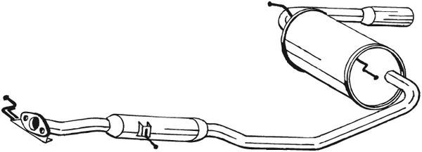 BOSAL 284-567 Rear Muffler
