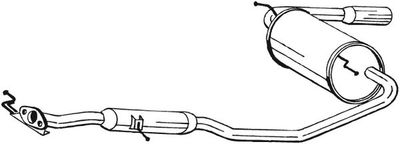 Rear Muffler BOSAL 284-567