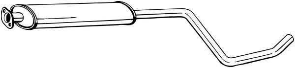 BOSAL 284-611 Centre Muffler