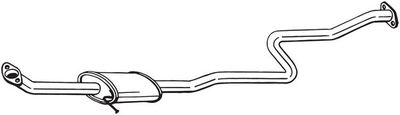 Centre Muffler BOSAL 284-705