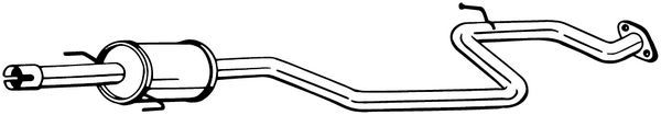 BOSAL 284-801 Centre Muffler
