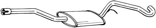 BOSAL 284-813 Centre Muffler