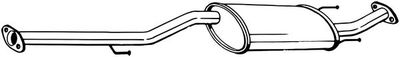 Centre Muffler BOSAL 284-909