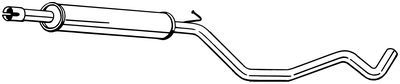 BOSAL 284-997 Centre Muffler