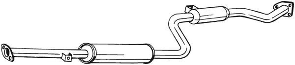 BOSAL 285-303 Centre Muffler