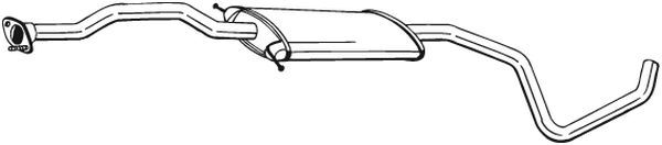 BOSAL 285-953 Centre Muffler