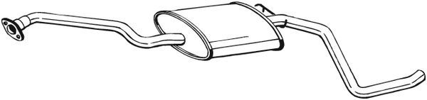 BOSAL 285-987 Centre Muffler