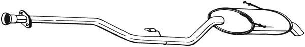 BOSAL 285-075 Rear Muffler
