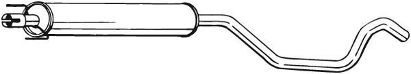 BOSAL 285-313 Centre Muffler