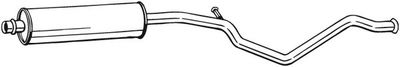 Centre Muffler BOSAL 285-325
