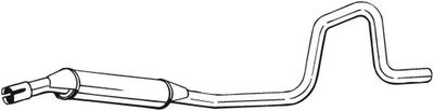 Centre Muffler BOSAL 285-381