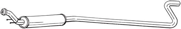 BOSAL 285-469 Centre Muffler