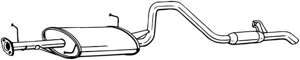 BOSAL 286-059 Rear Muffler
